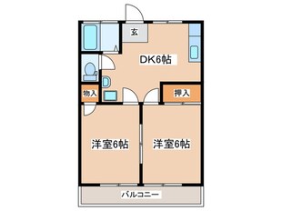 メゾン菅沼の物件間取画像